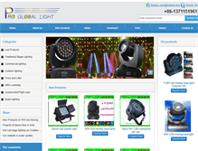 Tablet Screenshot of progloballight.com